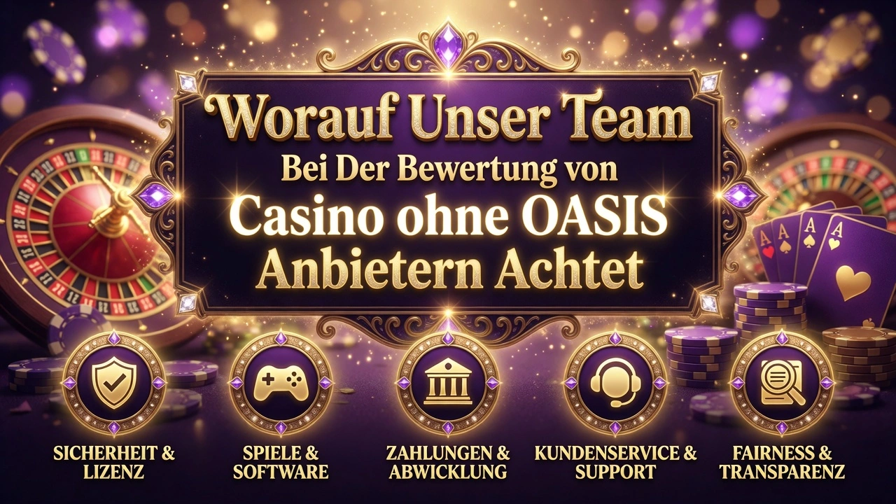 Worauf Unser Team Bei Der Bewertung von Casino ohne OASIS Anbietern Achtet
