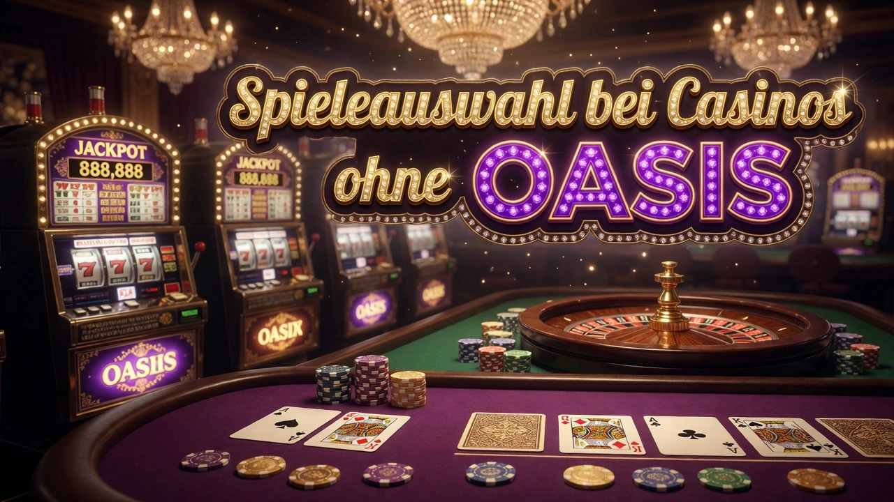 Spieleauswahl bei Casinos ohne OASIS